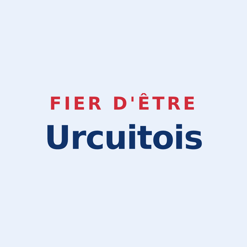 Sticker « Fier d'être Urcuitois » — design pour Urcuit