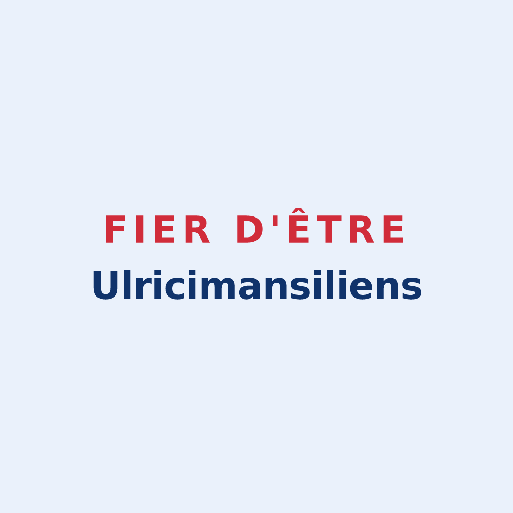 Sticker « Fier d'être Ulricimansiliens » — design pour Uriménil