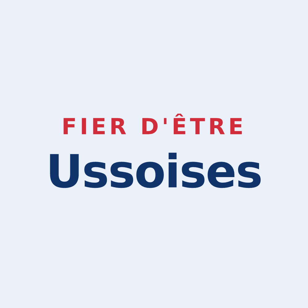 Sticker « Fier d'être Ussoises » — design pour Us