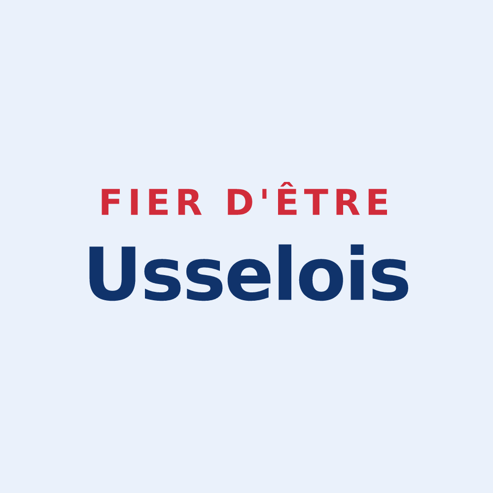 Sticker « Fier d'être Usselois » — design pour Usseau