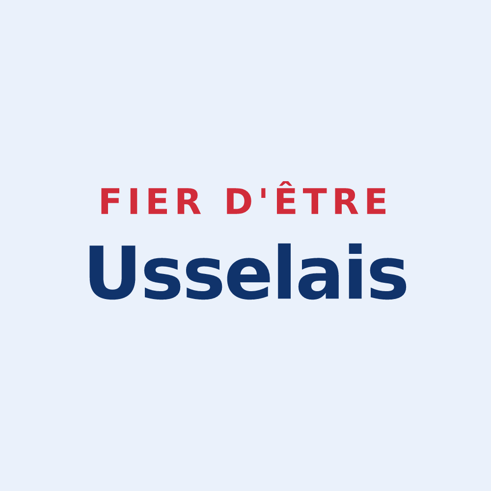 Sticker « Fier d'être Usselais » — design pour Ussel