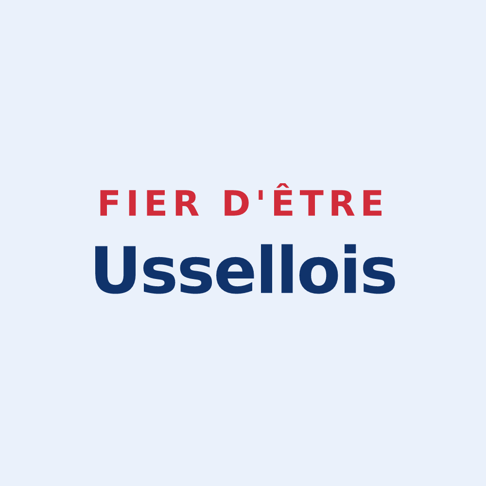 Sticker « Fier d'être Ussellois » — design pour Ussel