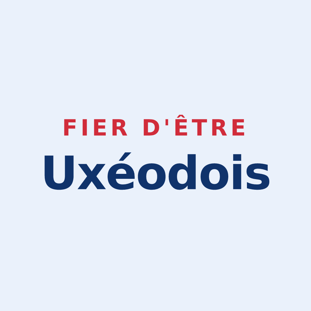 Sticker « Fier d'être Uxéodois » — design pour Ussy