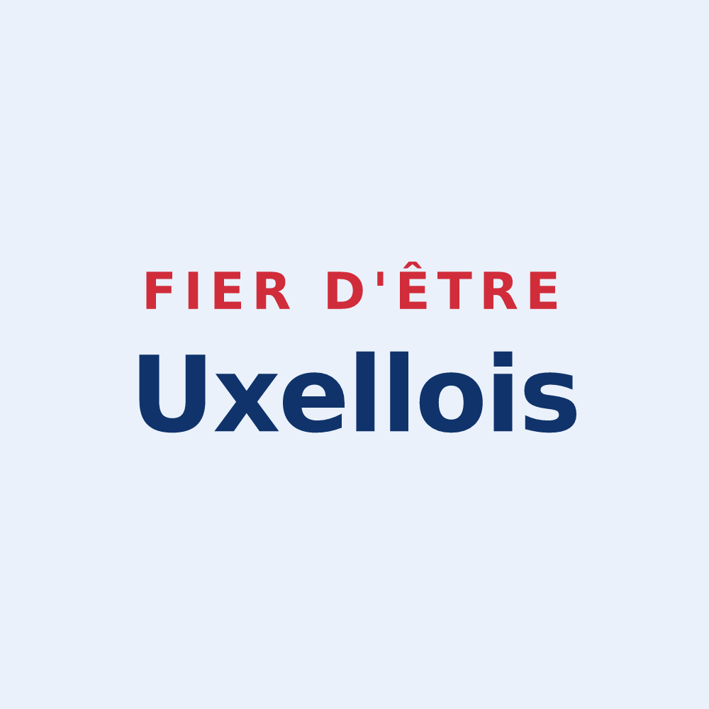 Sticker « Fier d'être Uxellois » — design pour Uxeau