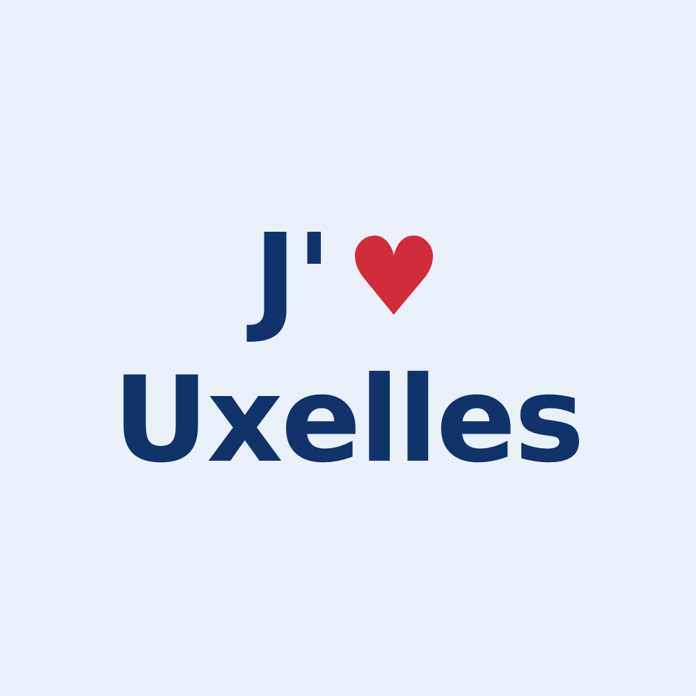 Sticker personnalisé Uxelles — design J'aime Uxelles
