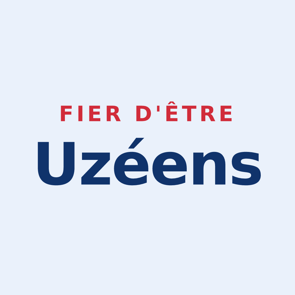Sticker « Fier d'être Uzéens » — design pour Uz