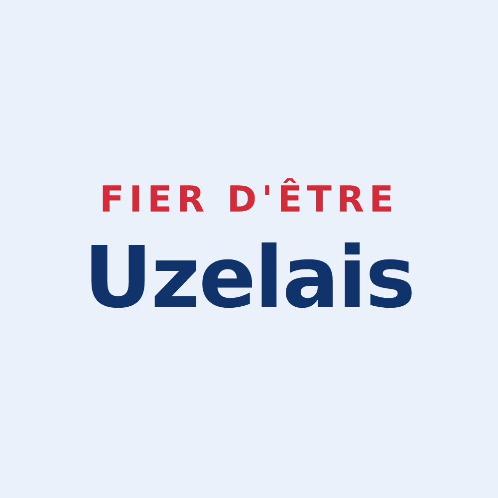 Sticker « Fier d'être Uzelais » — design pour Uzel