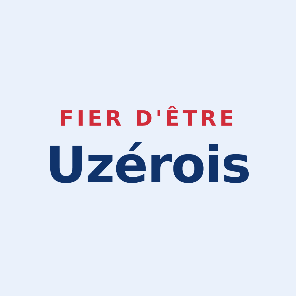 Sticker « Fier d'être Uzérois » — design pour Uzer