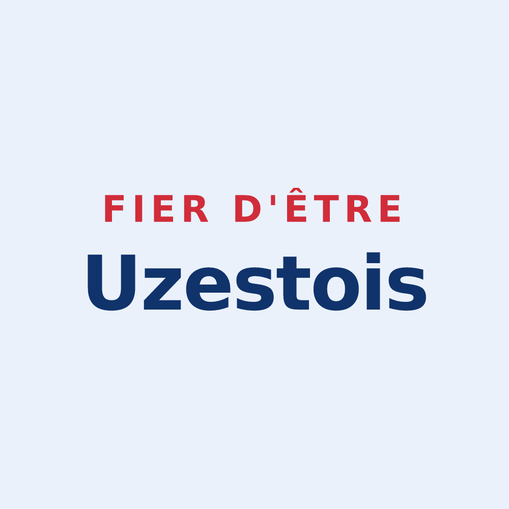 Sticker « Fier d'être Uzestois » — design pour Uzeste
