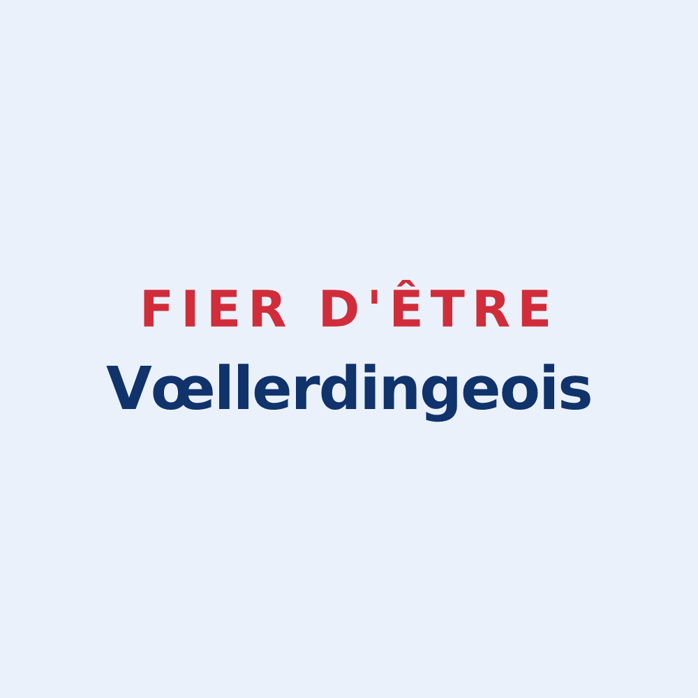 Sticker « Fier d'être Vœllerdingeois » — design pour Vœllerdingen