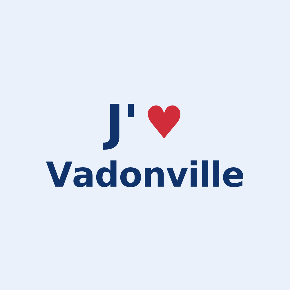 Sticker personnalisé Vadonville — design J'aime Vadonville