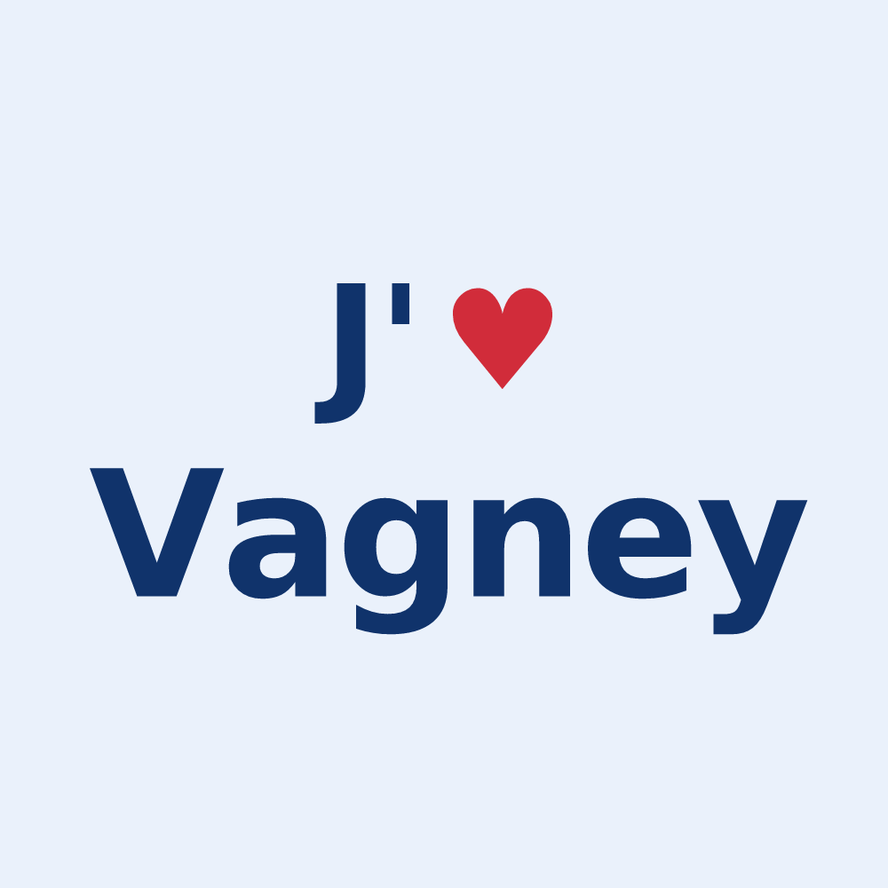 Sticker personnalisé Vagney — design J'aime Vagney