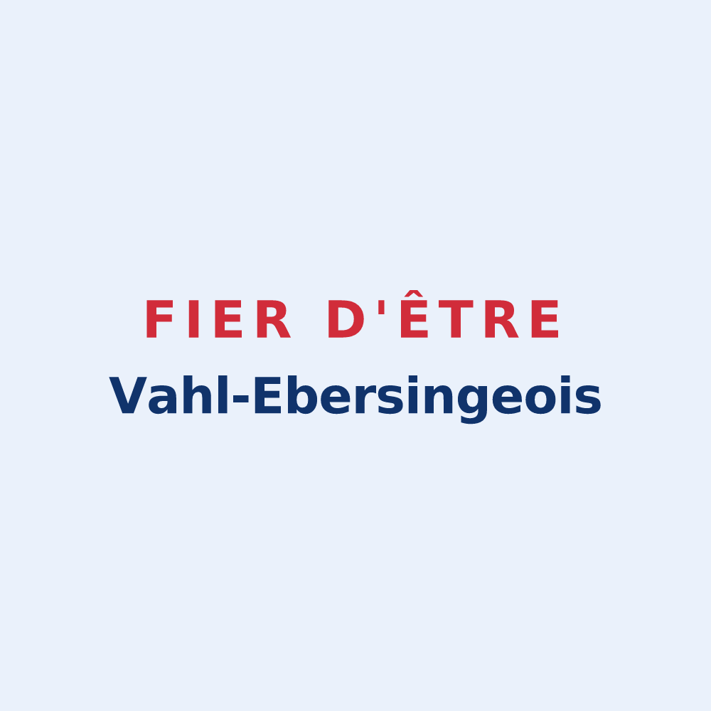 Sticker « Fier d'être Vahl-Ebersingeois » — design pour Vahl-Ebersing