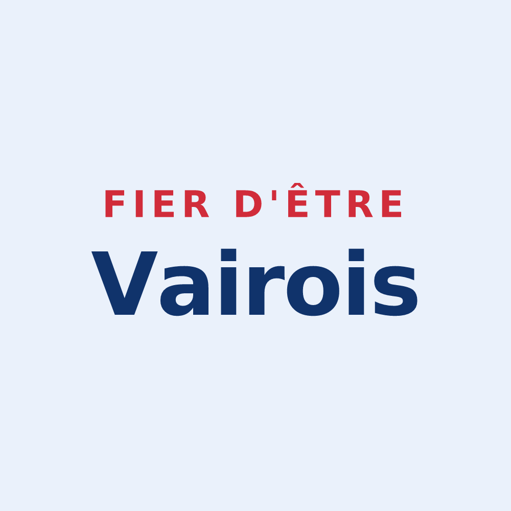 Sticker « Fier d'être Vairois » — design pour Vaires-sur-Marne