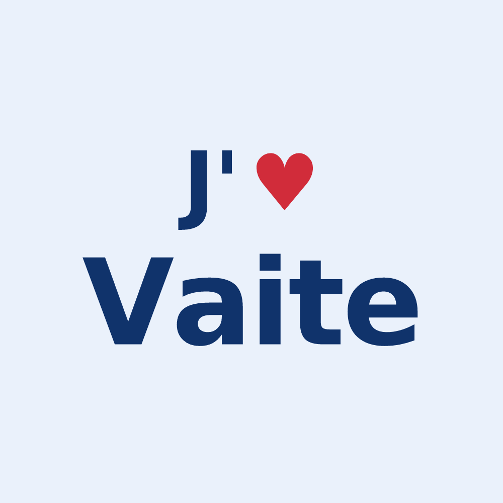 Sticker personnalisé Vaite — design J'aime Vaite