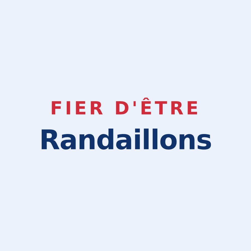 Sticker « Fier d'être Randaillons » — design pour Val-d'Arc