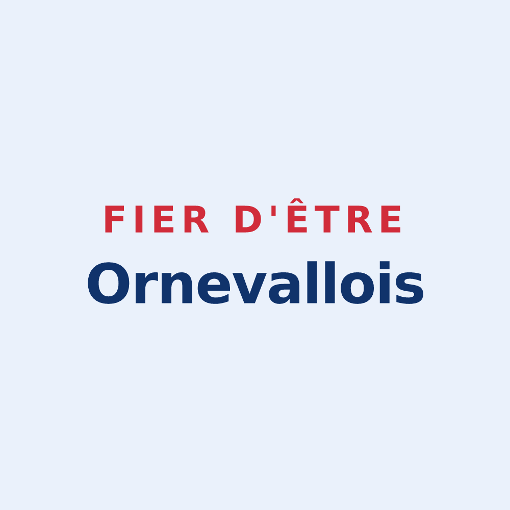 Sticker « Fier d'être Ornevallois » — design pour Val-d'Ornain