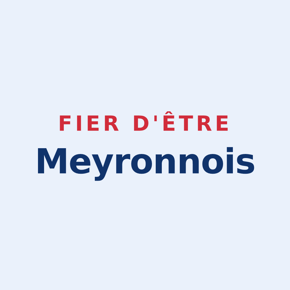 Sticker « Fier d'être Meyronnois » — design pour Val d'Oronaye