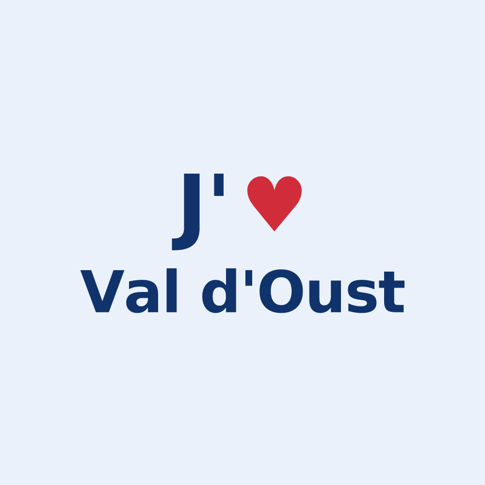 Sticker personnalisé Val d'Oust — design J'aime Val d'Oust
