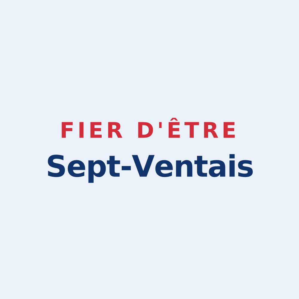Sticker « Fier d'être Sept-Ventais » — design pour Val de Drôme