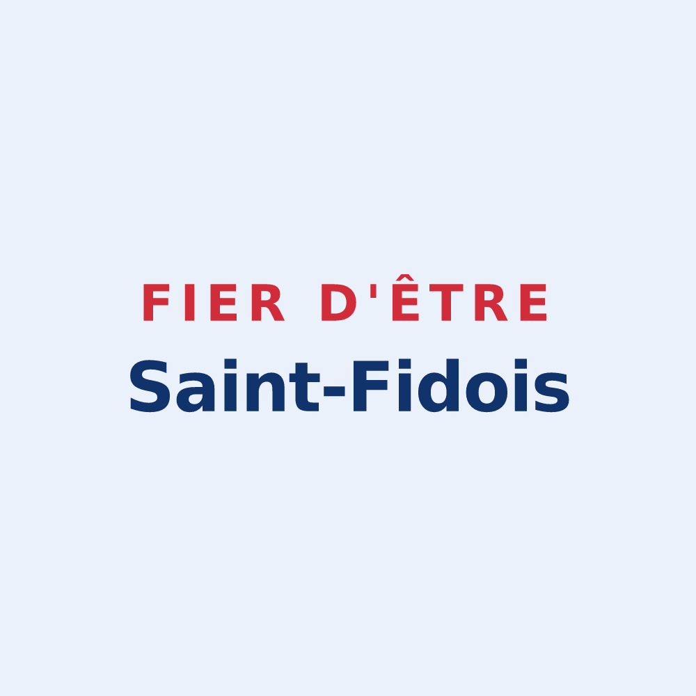 Sticker « Fier d'être Saint-Fidois » — design pour Val-de-Vie