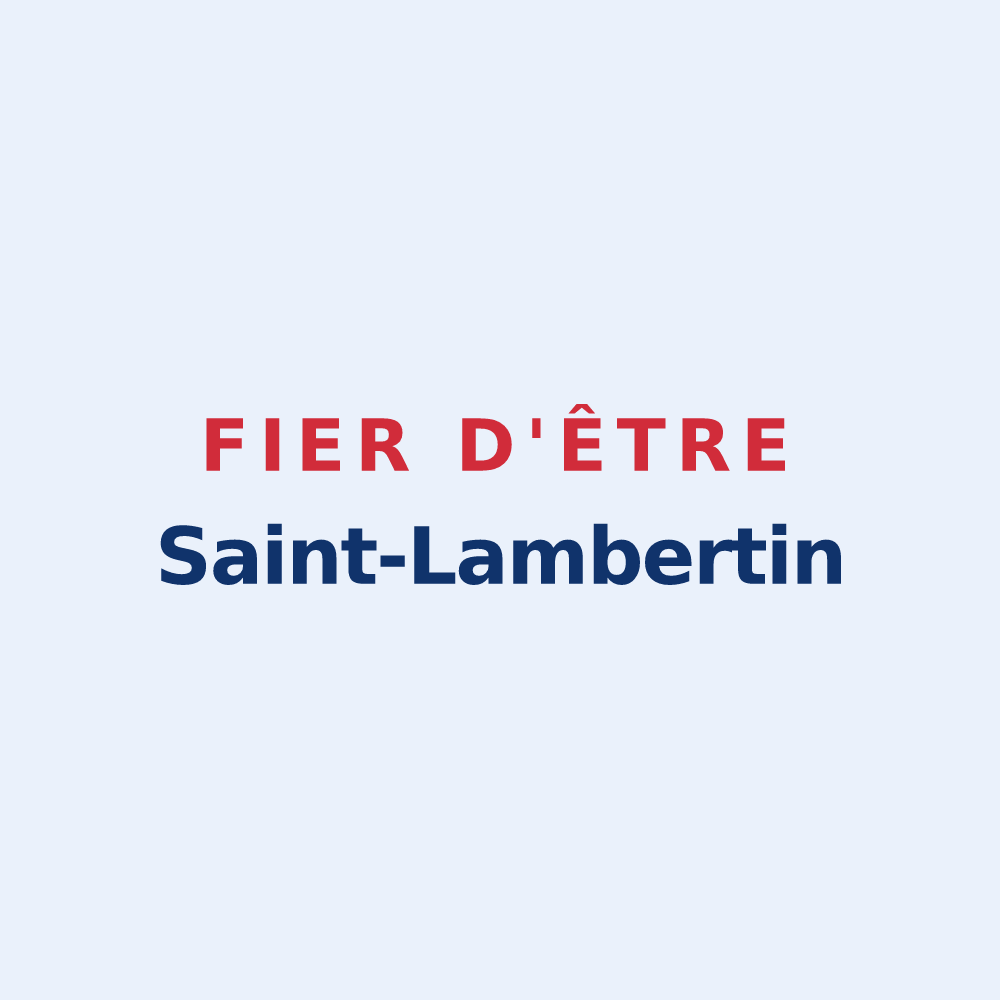 Sticker « Fier d'être Saint-Lambertin » — design pour Val-du-Layon
