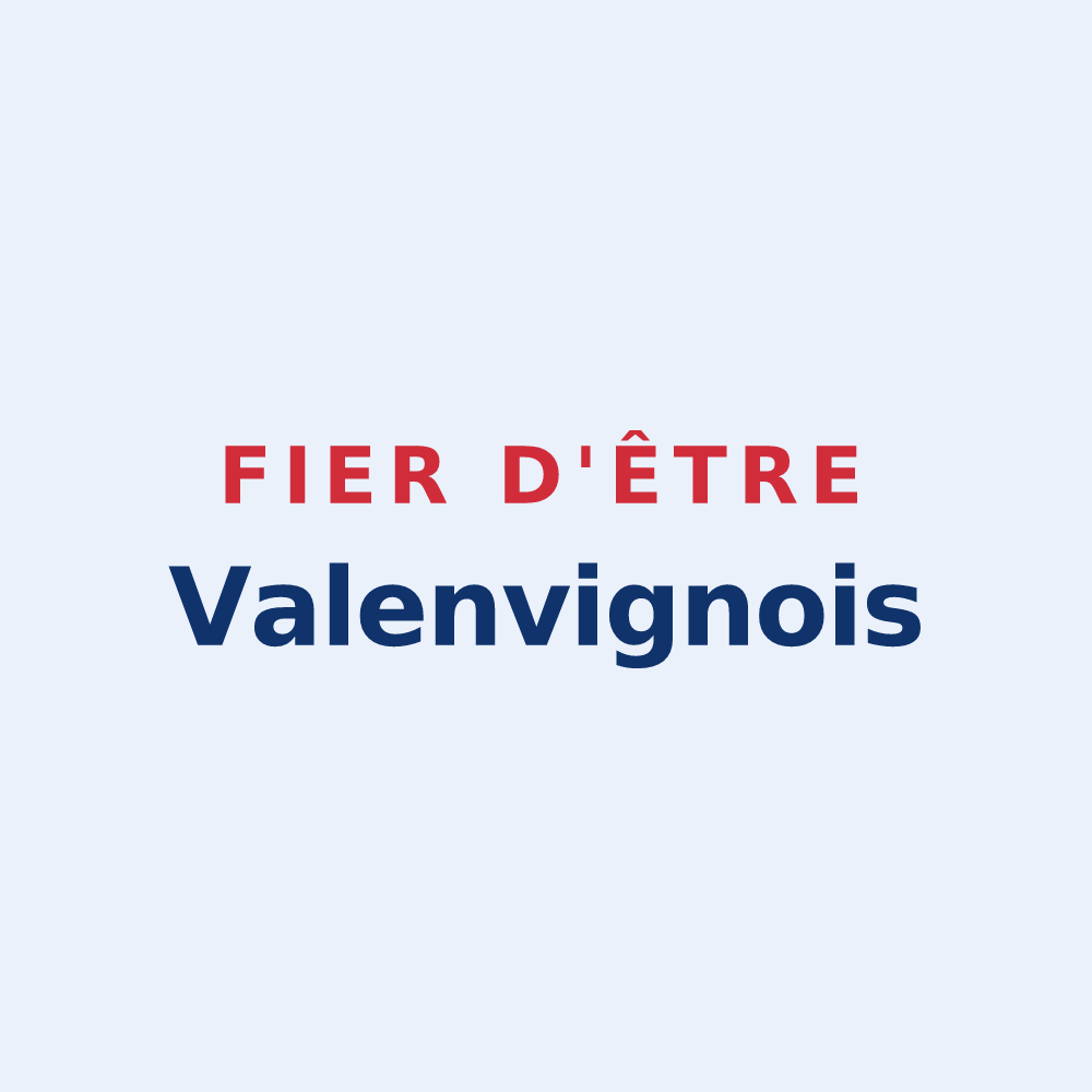 Sticker « Fier d'être Valenvignois » — design pour Val en Vignes