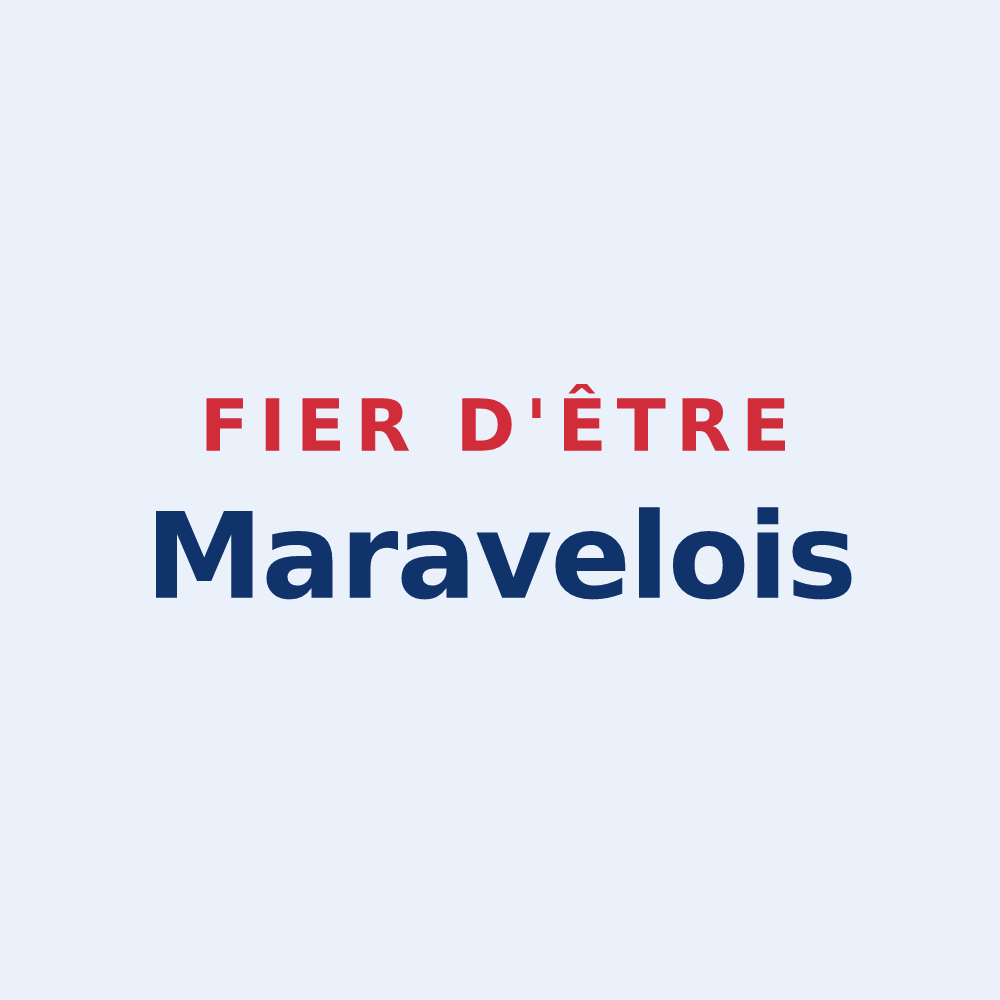 Sticker « Fier d'être Maravelois » — design pour Val-Maravel