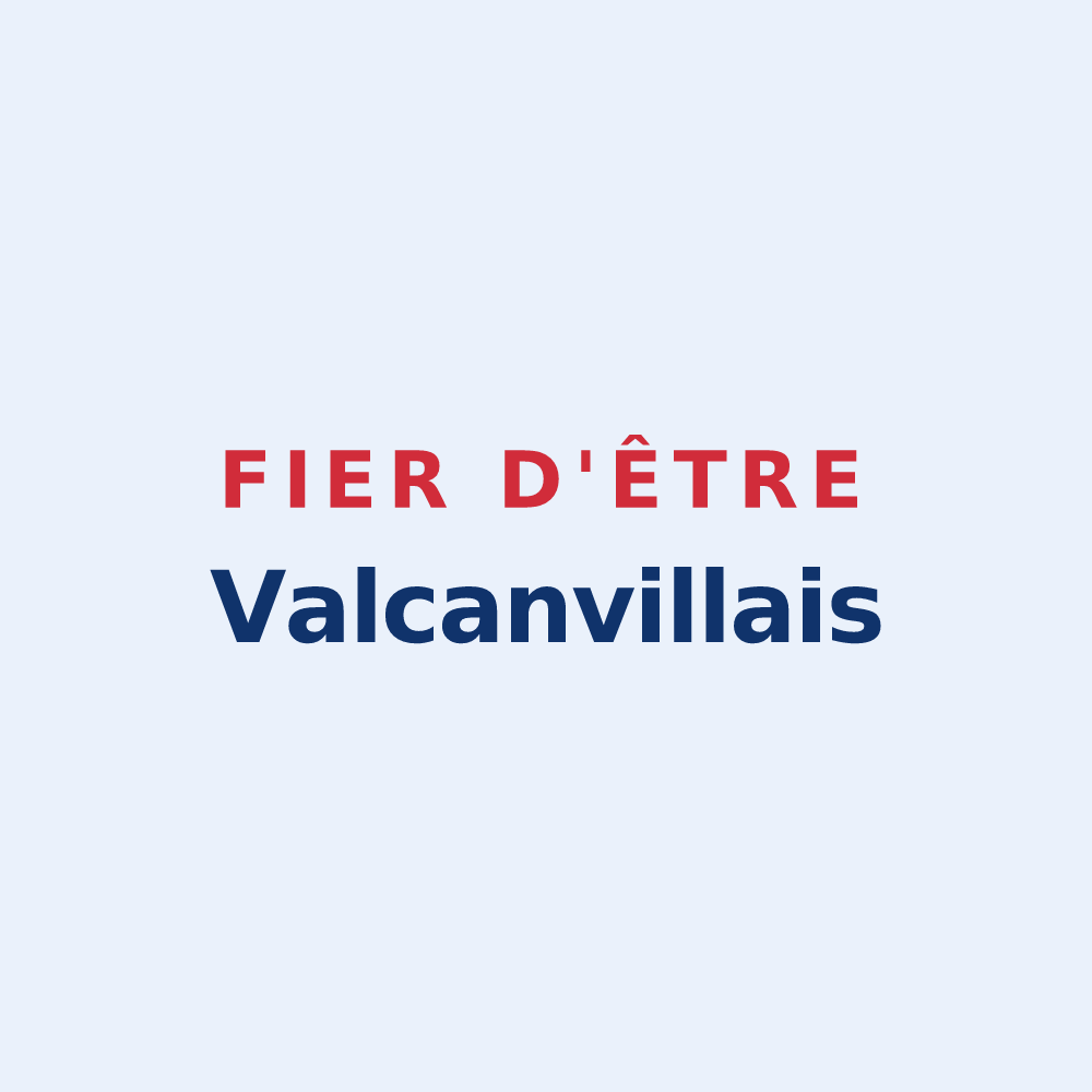 Sticker « Fier d'être Valcanvillais » — design pour Valcanville