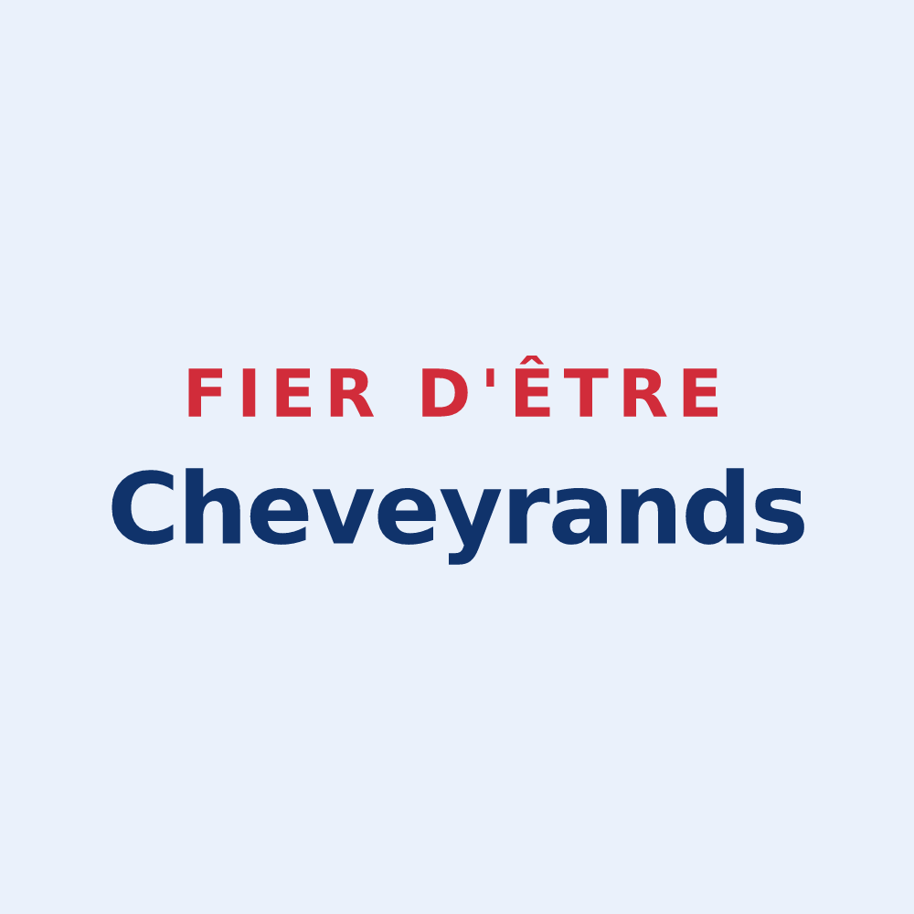 Sticker « Fier d'être Cheveyrands » — design pour Valcivières