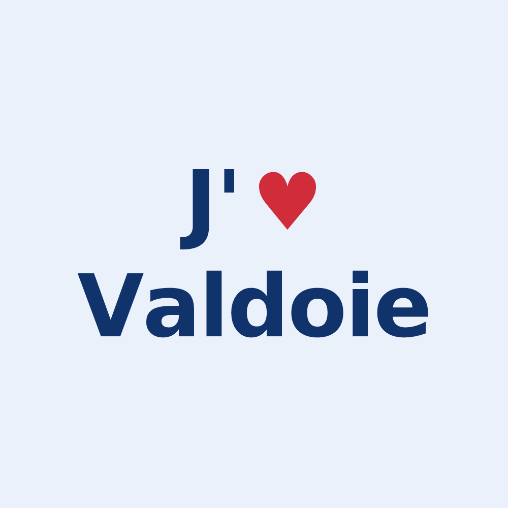 Sticker personnalisé Valdoie — design J'aime Valdoie