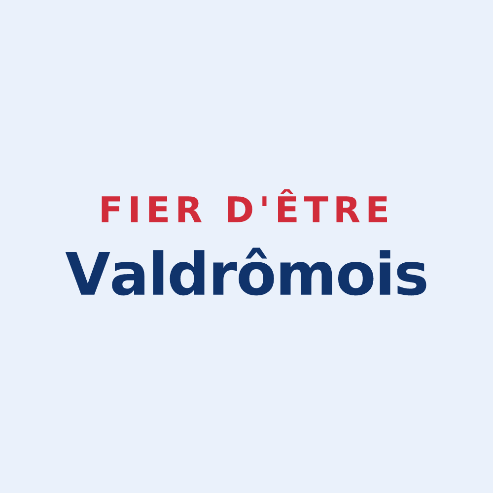 Sticker « Fier d'être Valdrômois » — design pour Valdrôme