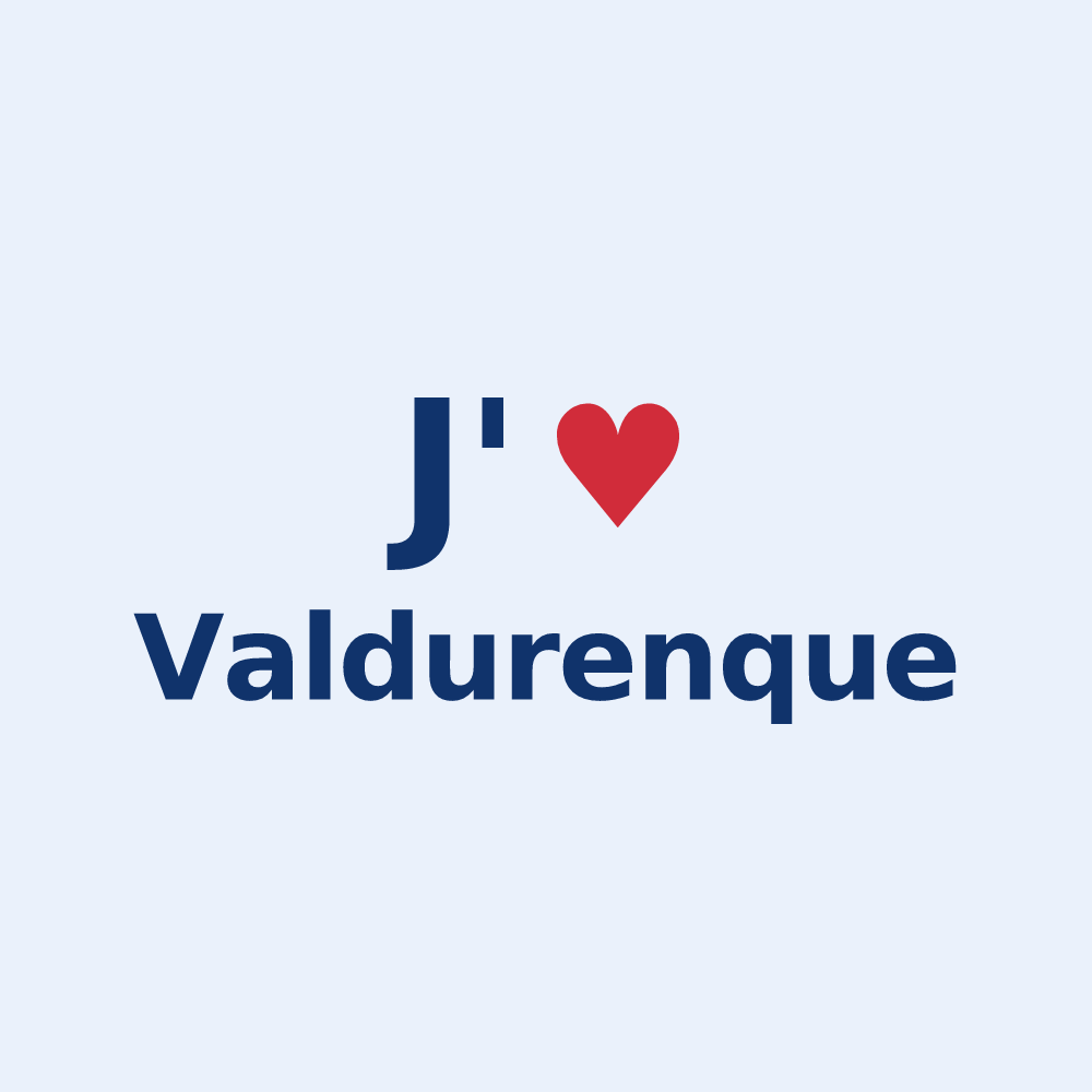 Sticker personnalisé Valdurenque — design J'aime Valdurenque