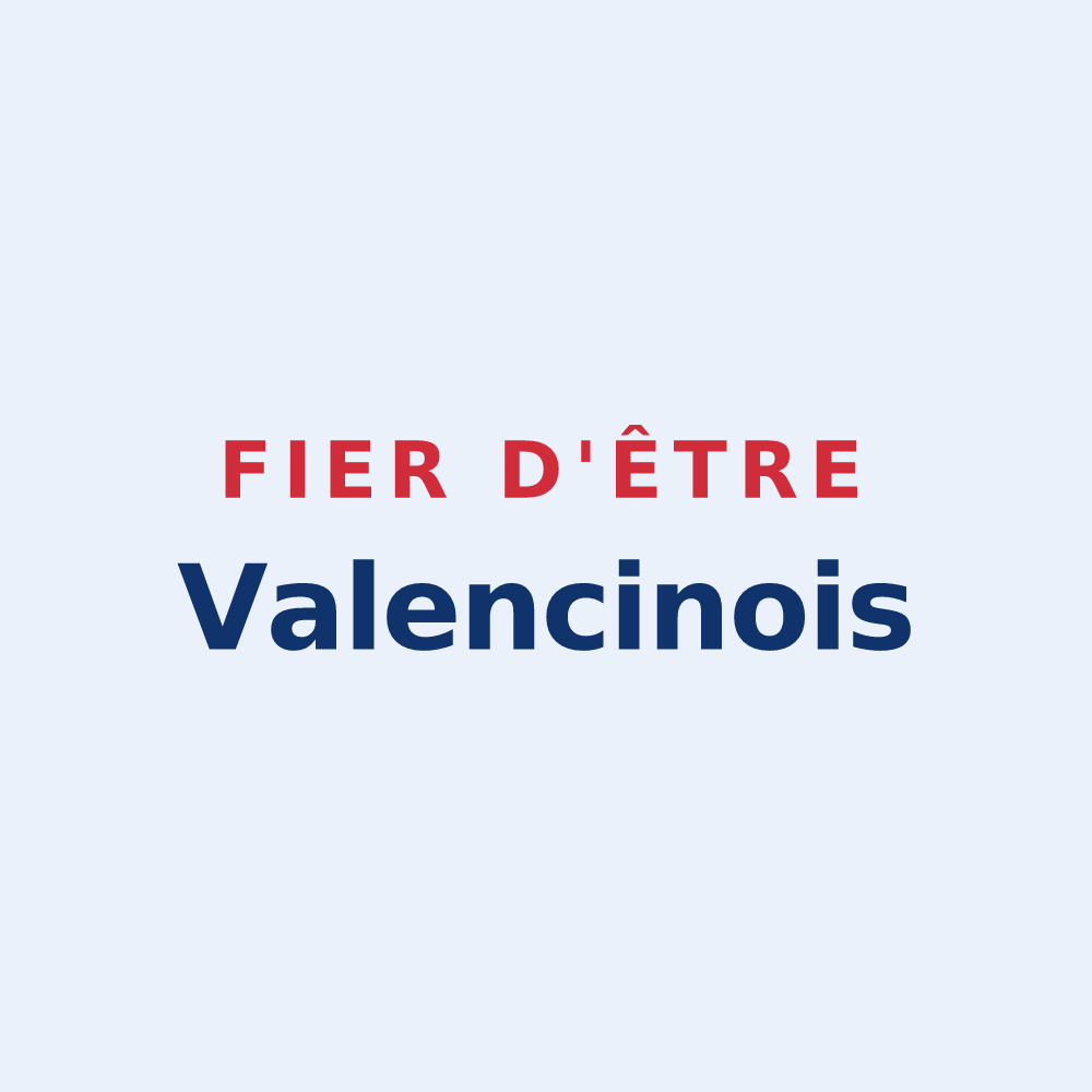 Sticker « Fier d'être Valencinois » — design pour Valencin