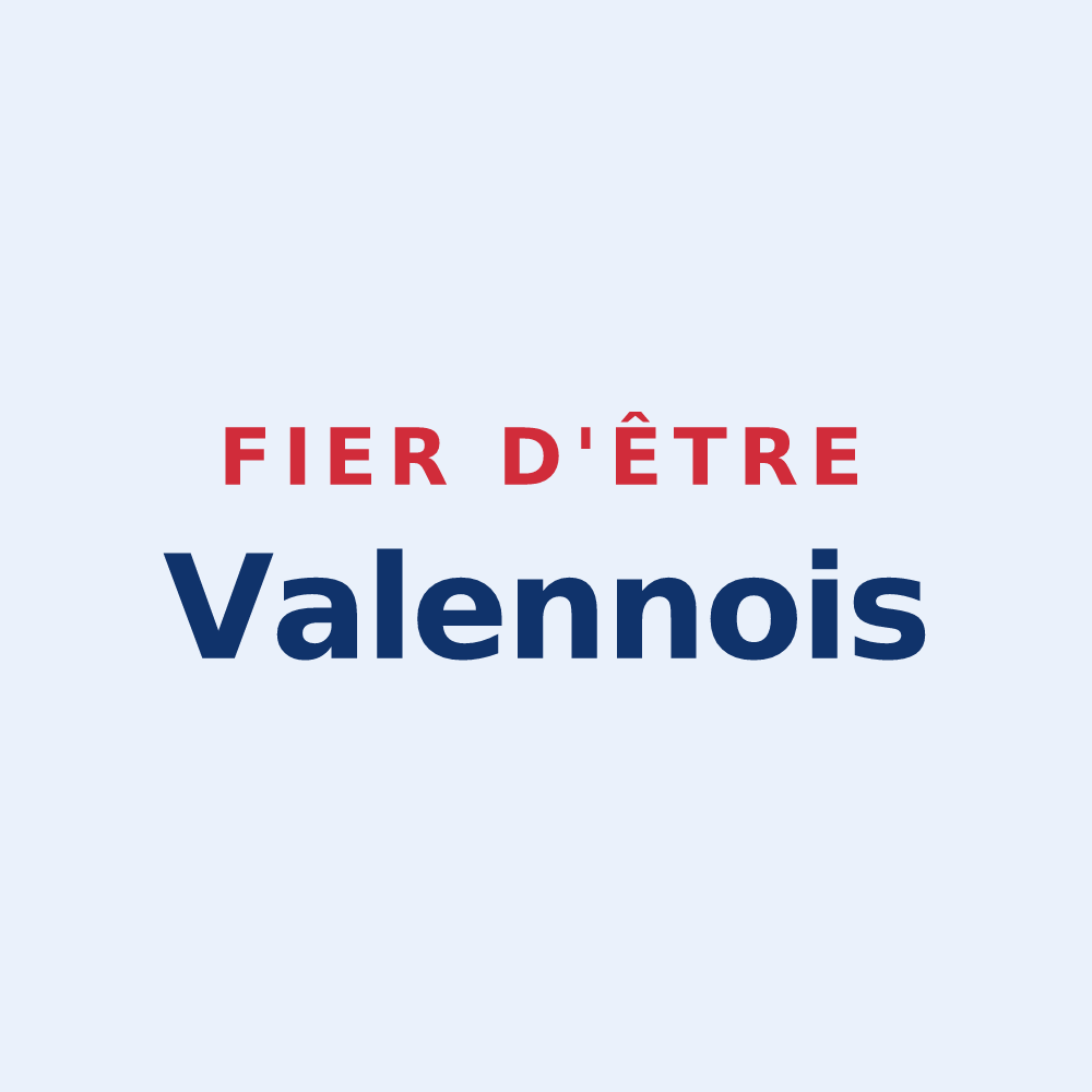 Sticker « Fier d'être Valennois » — design pour Valennes