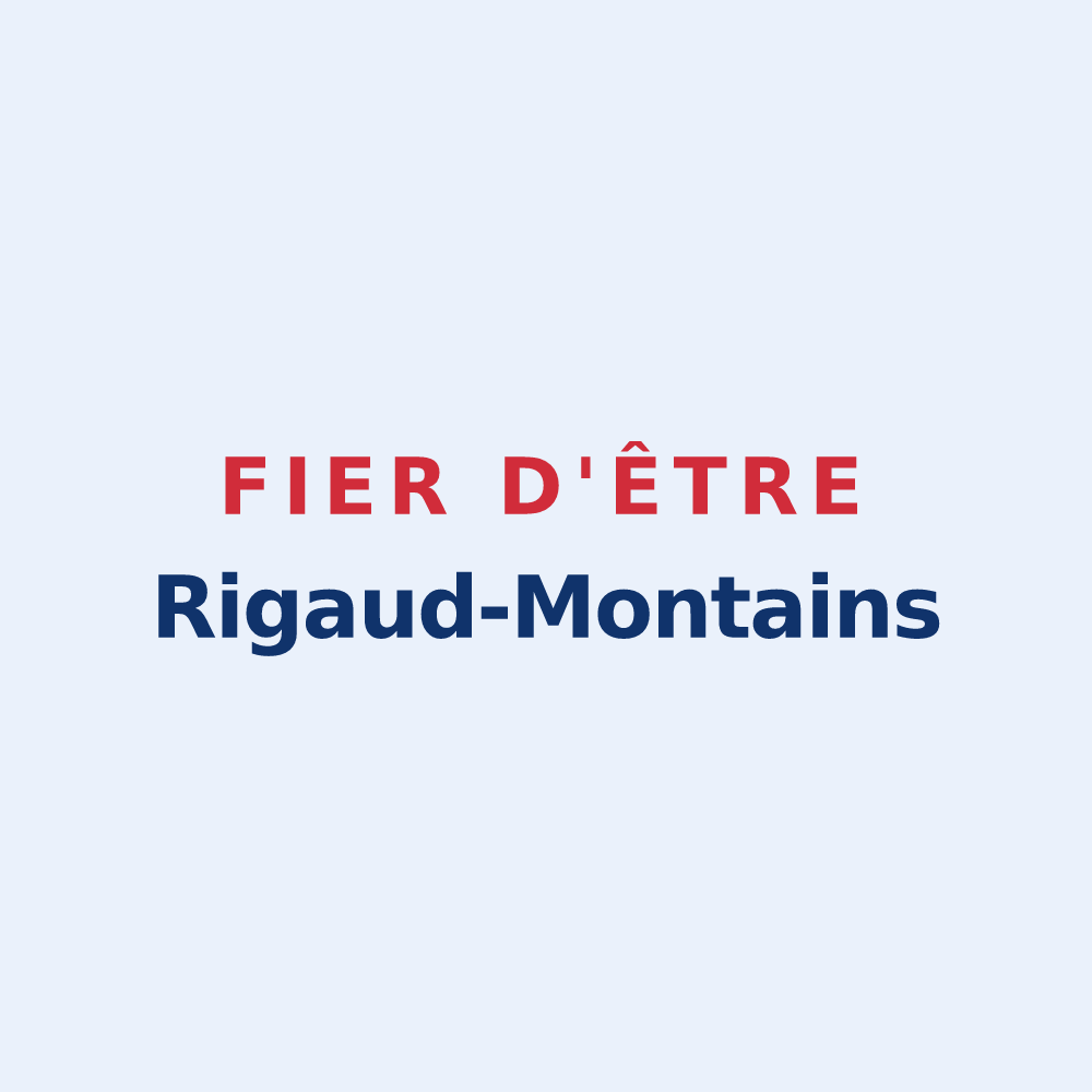 Sticker « Fier d'être Rigaud-Montains » — design pour Valherbasse