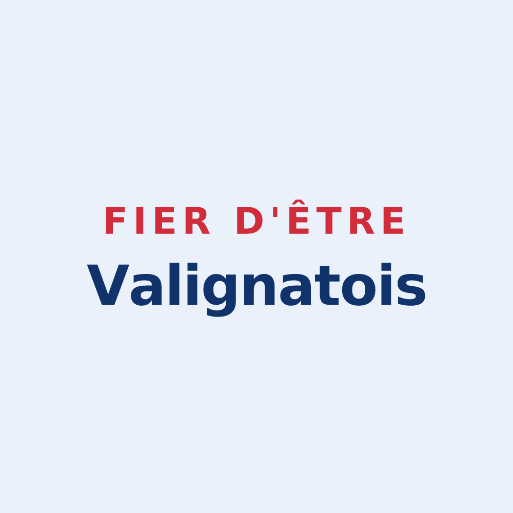 Sticker « Fier d'être Valignatois » — design pour Valignat