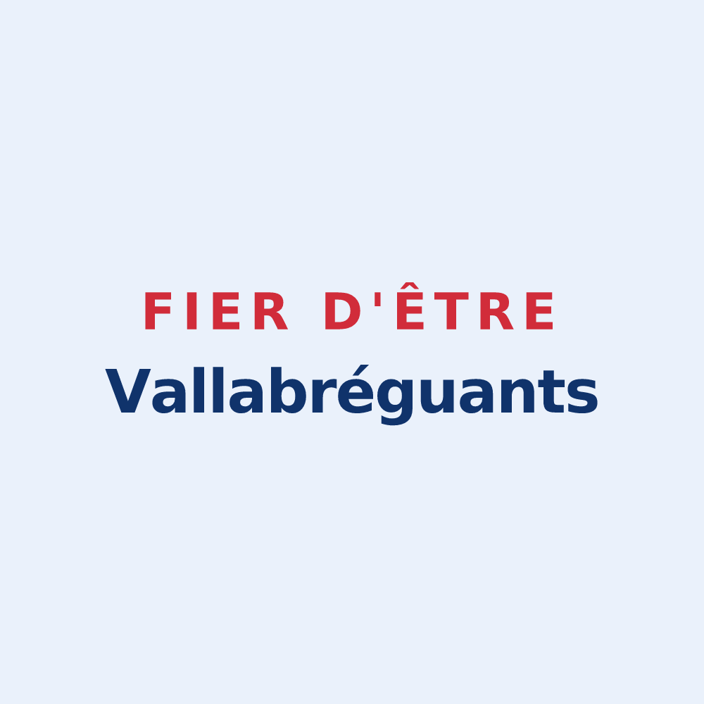 Sticker « Fier d'être Vallabréguants » — design pour Vallabrègues