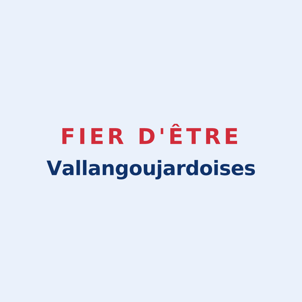 Sticker « Fier d'être Vallangoujardoises » — design pour Vallangoujard