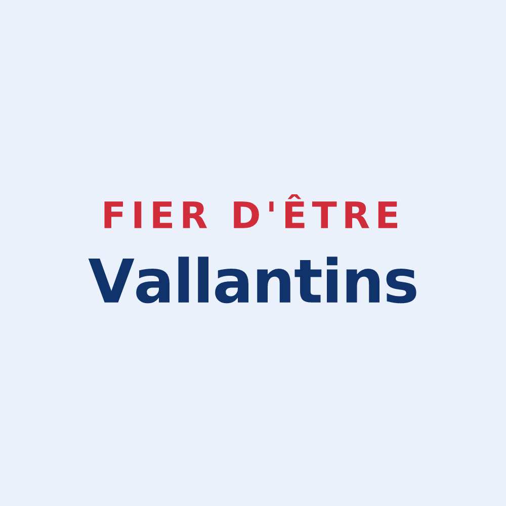 Sticker « Fier d'être Vallantins » — design pour Vallant-Saint-Georges