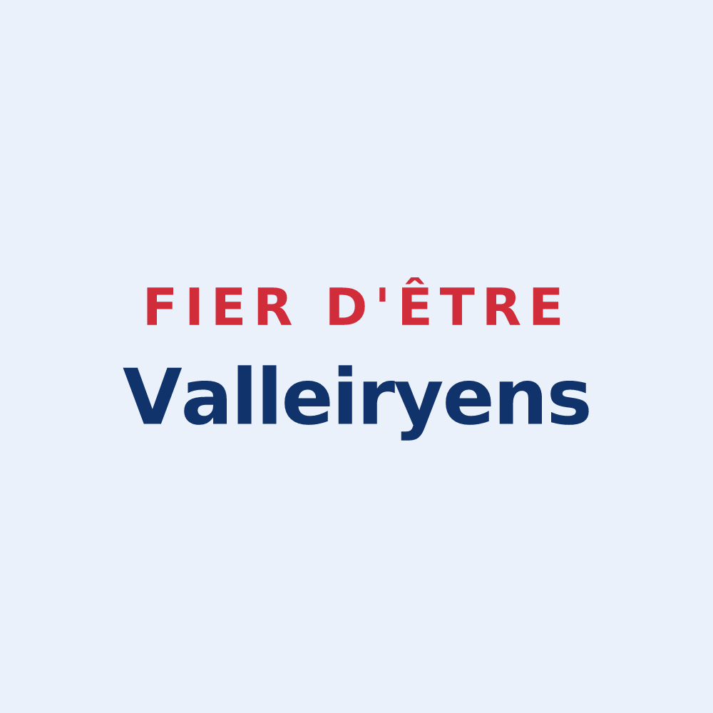 Sticker « Fier d'être Valleiryens » — design pour Valleiry