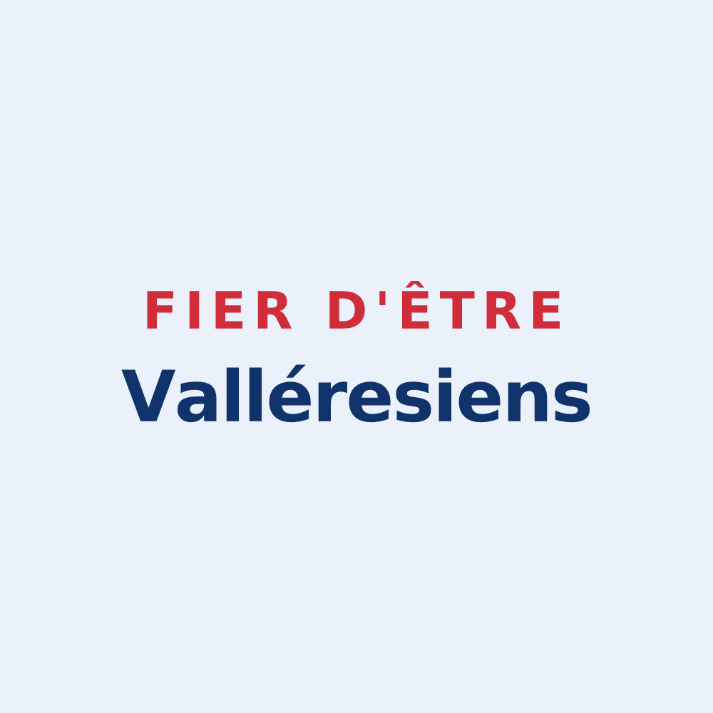 Sticker « Fier d'être Valléresiens » — design pour Valleroy