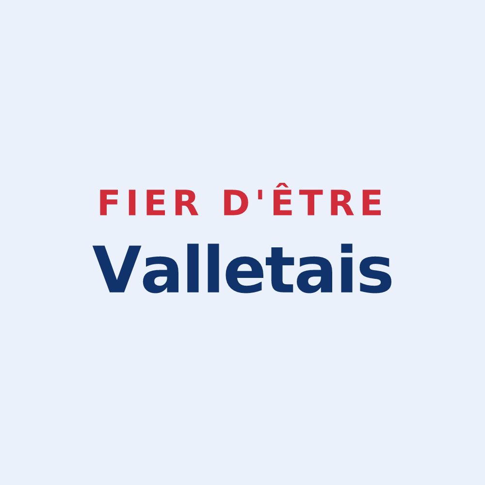 Sticker « Fier d'être Valletais » — design pour Vallet