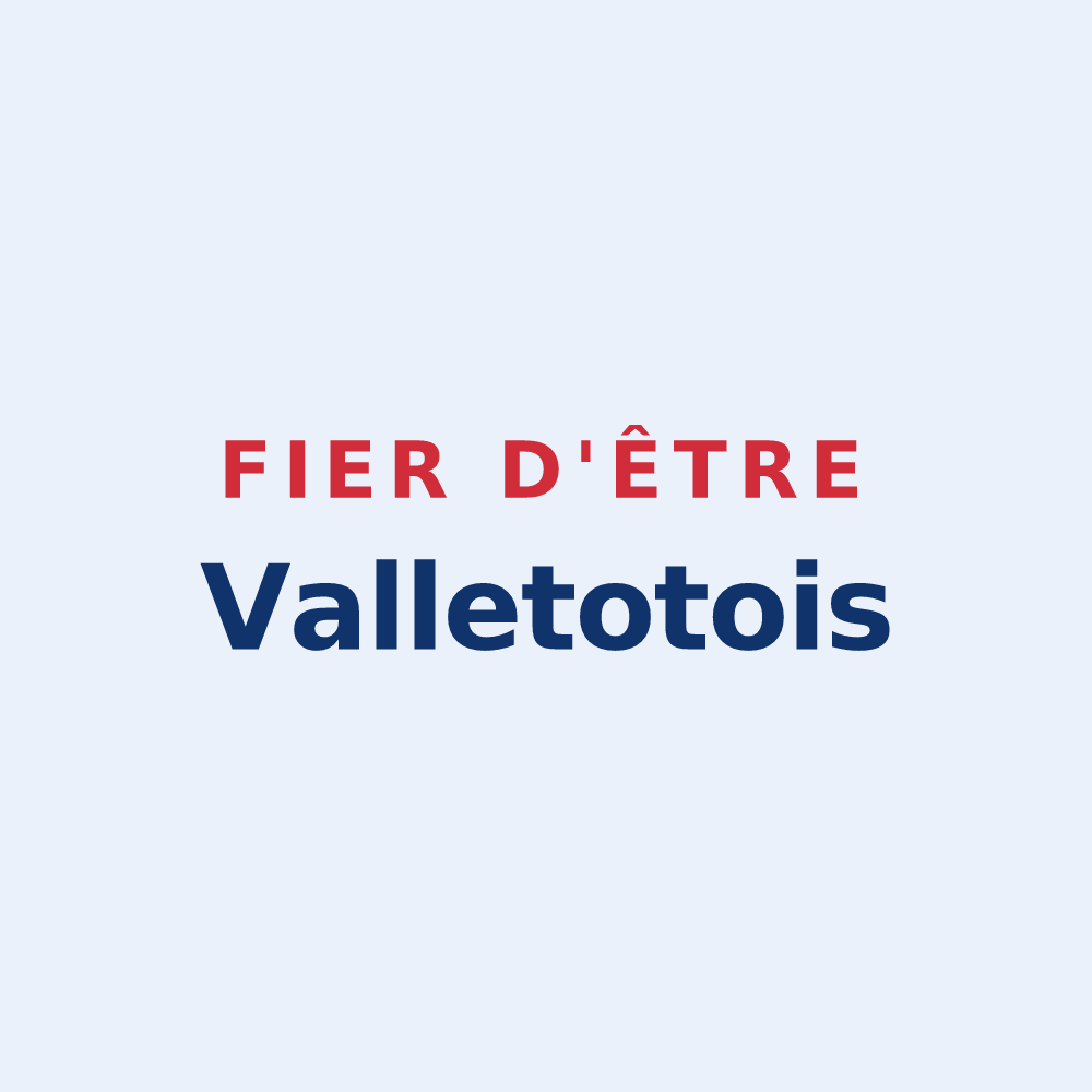 Sticker « Fier d'être Valletotois » — design pour Valletot