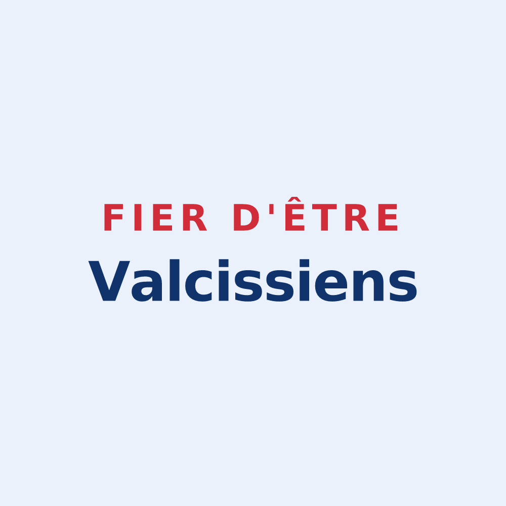 Sticker « Fier d'être Valcissiens » — design pour Valloire-sur-Cisse