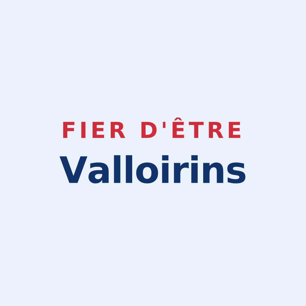 Sticker « Fier d'être Valloirins » — design pour Valloire