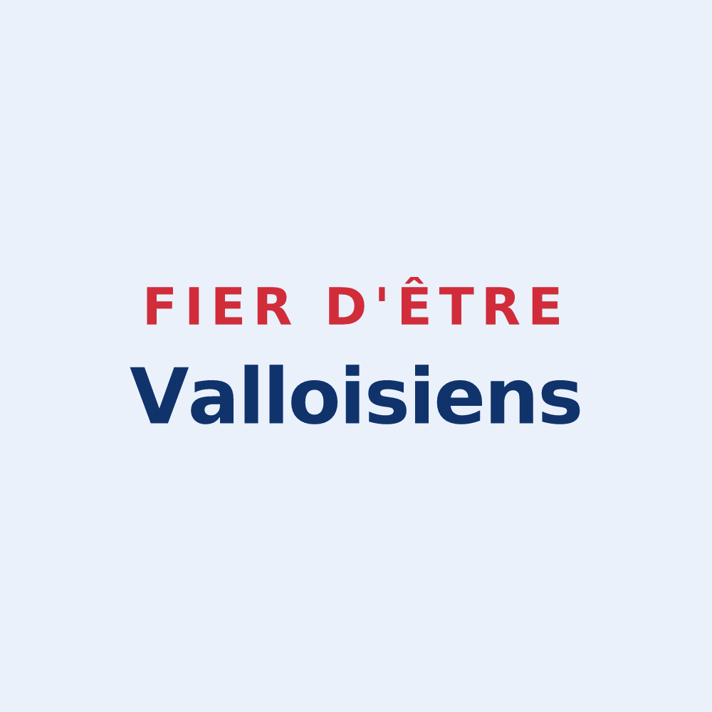 Sticker « Fier d'être Valloisiens » — design pour Vallois