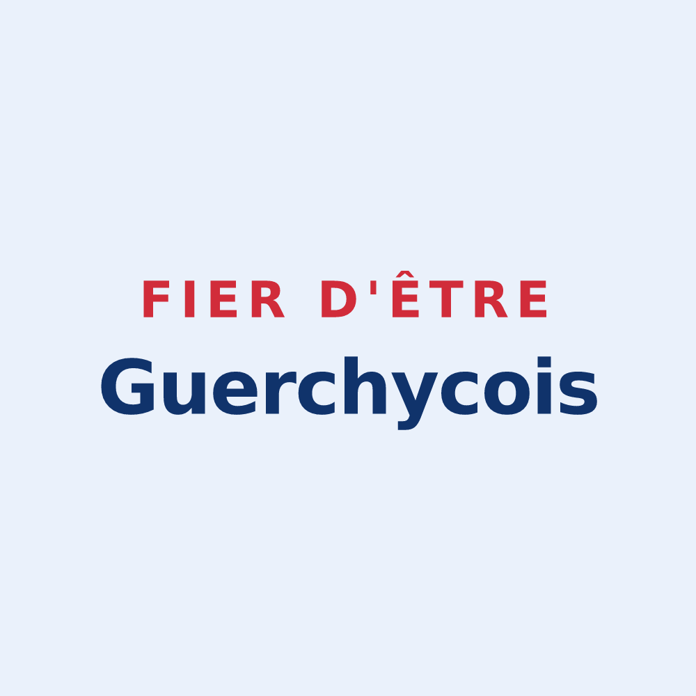 Sticker « Fier d'être Guerchycois » — design pour Valravillon