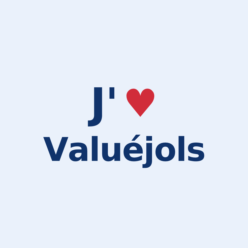 Sticker personnalisé Valuéjols — design J'aime Valuéjols
