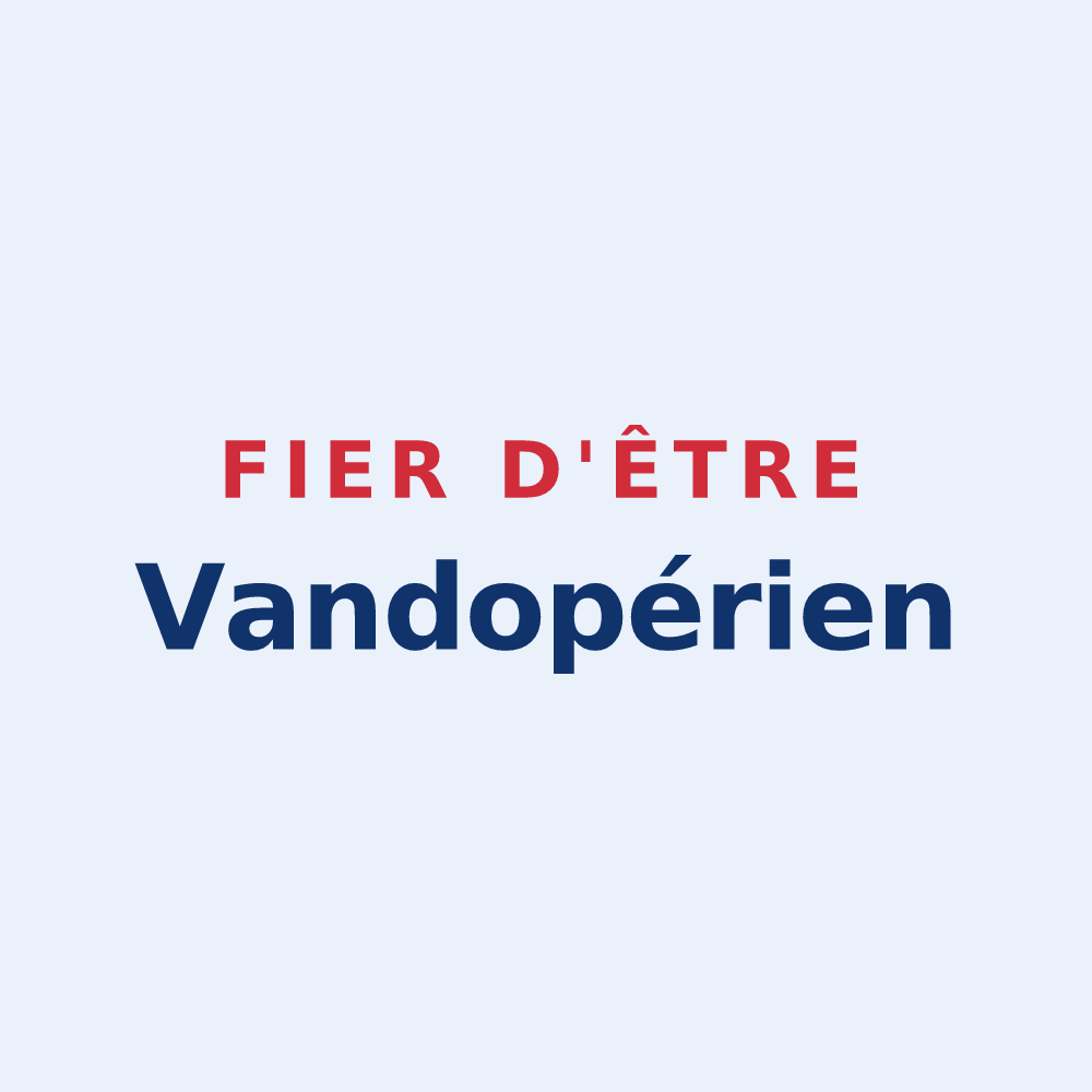Sticker « Fier d'être Vandopérien » — design pour Vandœuvre-lès-Nancy